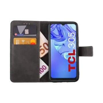 LIME ESSENTIAL ΘΗΚΗ TCL 305/306/30E/30 SE 6.52in MAGNET BOOK STAND CLIP GREY