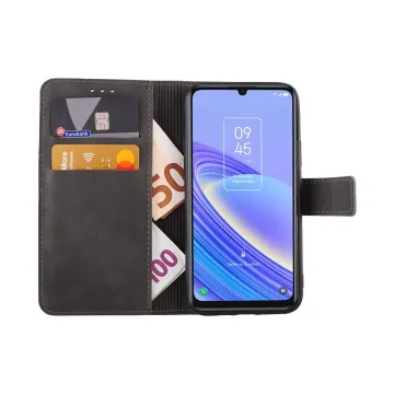LIME ESSENTIAL ΘΗΚΗ TCL 40 SE 6.75in MAGNET BOOK STAND CLIP GREY
