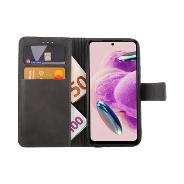 LIME ESSENTIAL ΘΗΚΗ XIAOMI REDMI NOTE 12S 6.43in MAGNET BOOK STAND CLIP GREY