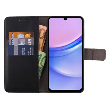 VOLTE-TEL ALLURE ΘΗΚΗ SAMSUNG A15 4G A155/A15 5G A156 6.4in MAGNET BOOK STAND CLIP BLACK