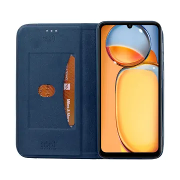 IDOL 1991 ELITE ΘΗΚΗ XIAOMI REDMI 13C 4G/5G 6.74in ANTI-RFID BOOK STAND BLUE
