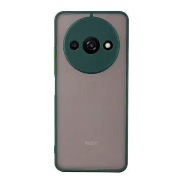 LIME HARDSHELL FUSION ΘΗΚΗ XIAOMI REDMI A3 4G/A3X 4Gin FULL CAMERA PROTECTION GREEN WITH YELLOW KEYS