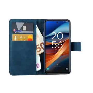 LIME ESSENTIAL ΘΗΚΗ TCL 50 SE 6.78in MAGNET BOOK STAND CLIP DARK BLUE
