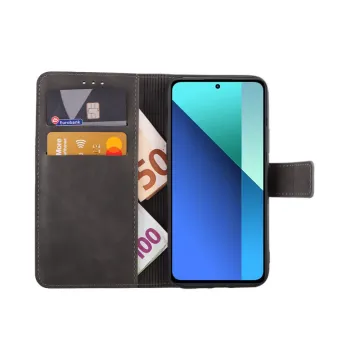 LIME ESSENTIAL ΘΗΚΗ XIAOMI REDMI NOTE 13 4G 6.67in MAGNET BOOK STAND CLIP GREY