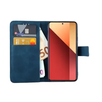 LIME ESSENTIAL ΘΗΚΗ XIAOMI REDMI NOTE 13 PRO 4G 6.67in MAGNET BOOK STAND CLIP DARK BLUE