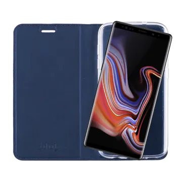 IDOL 1991 PRIME MAGNET BOOK STAND ΘΗΚΗ SAMSUNG NOTE 9 N960 6.4in DARK BLUE