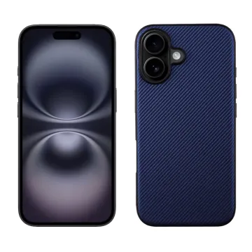 VOLTE-TEL CARBON LIFT ΘΗΚΗ IPHONE 16 PLUS 6.7in CAMERA GUARD PROTECTION BLUE