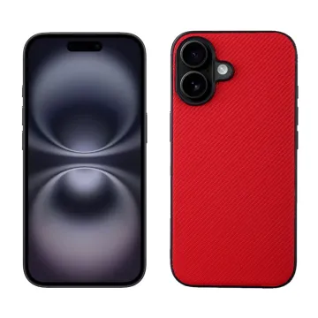 VOLTE-TEL CARBON LIFT ΘΗΚΗ IPHONE 16 PLUS 6.7in CAMERA GUARD PROTECTION RED