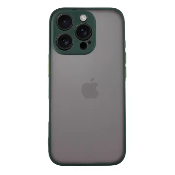 LIME HARDSHELL FUSION ΘΗΚΗ IPHONE 16 PRO 6.3in FULL CAMERA PROTECTION GREEN WITH YELLOW KEYS