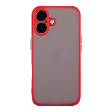 LIME HARDSHELL FUSION ΘΗΚΗ IPHONE 16 PLUS 6.7in FULL CAMERA PROTECTION RED WITH BLACK KEYS