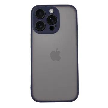 LIME HARDSHELL FUSION ΘΗΚΗ IPHONE 16 PRO MAX 6.9in FULL CAMERA PROTECTION BLUE WITH YELLOW KEYS