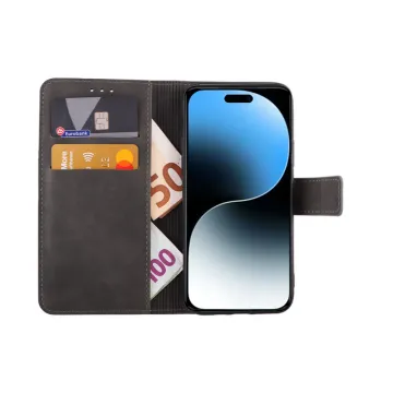 LIME ESSENTIAL ΘΗΚΗ IPHONE 16 PLUS 6.7in MAGNET BOOK STAND CLIP GREY
