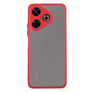 LIME HARDSHELL FUSION ΘΗΚΗ XIAOMI REDMI 13/POCO M6 4G 6,79in FULL CAMERA PROTECTION RED WITH BLACK KEYS