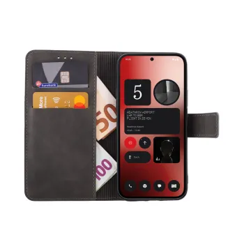 LIME ESSENTIAL ΘΗΚΗ NOTHING PHONE 2a 5G 6.7in MAGNET BOOK STAND CLIP GREY