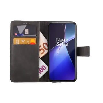 LIME ESSENTIAL ΘΗΚΗ ONEPLUS NORD CE4 LITE 5G 6.67in MAGNET BOOK STAND CLIP GREY