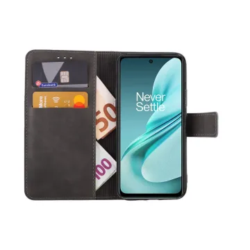 LIME ESSENTIAL ΘΗΚΗ ONEPLUS NORD N30 SE 5G 6.67in MAGNET BOOK STAND CLIP GREY
