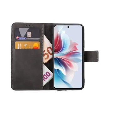 LIME ESSENTIAL ΘΗΚΗ OPPO RENO11 F 5G CPH2603 6.7in MAGNET BOOK STAND CLIP GREY