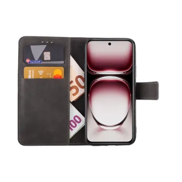 LIME ESSENTIAL ΘΗΚΗ OPPO RENO12 PRO 5G CPH2629 6.7in MAGNET BOOK STAND CLIP GREY