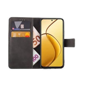 LIME ESSENTIAL ΘΗΚΗ REALME 12X 5G 6.67in MAGNET BOOK STAND CLIP GREY