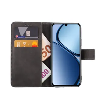 LIME ESSENTIAL ΘΗΚΗ REALME C63 4G 6.74in MAGNET BOOK STAND CLIP GREY