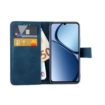 LIME ESSENTIAL ΘΗΚΗ REALME C63 4G 6.74in MAGNET BOOK STAND CLIP DARK BLUE