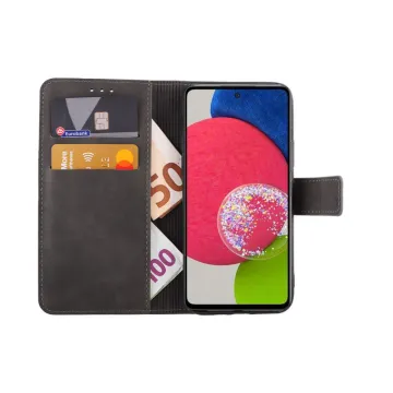 LIME ESSENTIAL ΘΗΚΗ SAMSUNG A52S/A52 A525/A526/A528 6.5in MAGNET BOOK STAND CLIP GREY