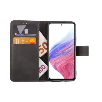 LIME ESSENTIAL ΘΗΚΗ SAMSUNG A53 5G A536 6.5in MAGNET BOOK STAND CLIP GREY