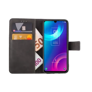 LIME ESSENTIAL ΘΗΚΗ TCL 30/30 5G/30+ 6.7in MAGNET BOOK STAND CLIP GREY