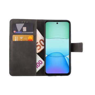 LIME ESSENTIAL ΘΗΚΗ XIAOMI REDMI 13/ POCO M6 4G 6,79in MAGNET BOOK STAND CLIP GREY