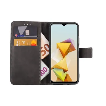 LIME ESSENTIAL ΘΗΚΗ ZTE BLADE A73 5G 6.52in MAGNET BOOK STAND CLIP GREY