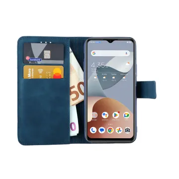 LIME ESSENTIAL ΘΗΚΗ NOVA 5G PHONE 6.52in MAGNET BOOK STAND CLIP DARK BLUE