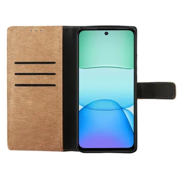 VOLTE-TEL ALLURE ΘΗΚΗ XIAOMI REDMI 13/ POCO M6 4G 6,79in MAGNET BOOK STAND CLIP GOLD