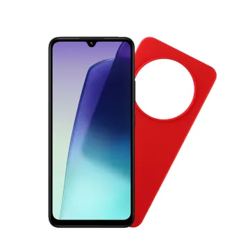 VOLTE-TEL SILICON TPU ΘΗΚΗ XIAOMI REDMI 14C/ REDMI A4/ POCO C75 6.88in CAMERA GUARD RED