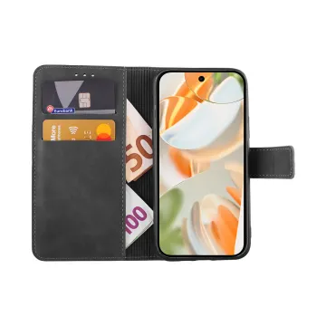 LIME ESSENTIAL ΘΗΚΗ GOOGLE PIXEL 9 PRO 5G 6.3in MAGNET BOOK STAND CLIP GREY