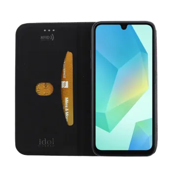 IDOL 1991 ELITE ΘΗΚΗ SAMSUNG A16 4G A165/A16 5G A166 6.7in ANTI-RFID BOOK STAND BLACK