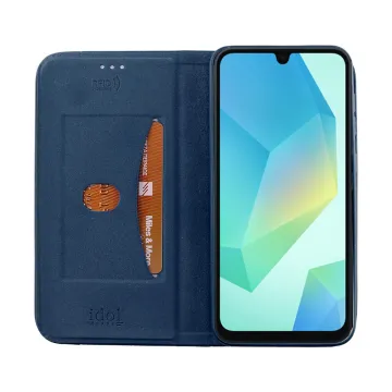 IDOL 1991 ELITE ΘΗΚΗ SAMSUNG A16 4G A165/A16 5G A166 6.7in ANTI-RFID BOOK STAND BLUE