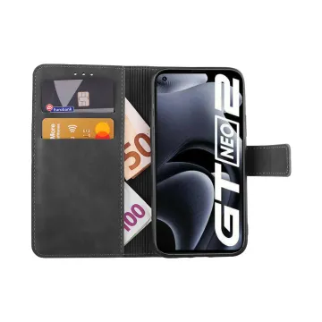 LIME ESSENTIAL ΘΗΚΗ REALME GT NEO 2 5G 6.62in MAGNET BOOK STAND CLIP GREY