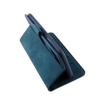 LIME ESSENTIAL ΘΗΚΗ XIAOMI REDMI NOTE 14 PRO PLUS 5G 6.67in MAGNET BOOK STAND CLIP DARK BLUE