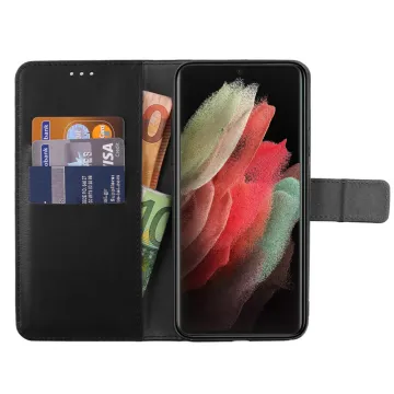 VOLTE-TEL ALLURE ΘΗΚΗ SAMSUNG S21 ULTRA 5G G998 6.8in MAGNET BOOK STAND CLIP BLACK