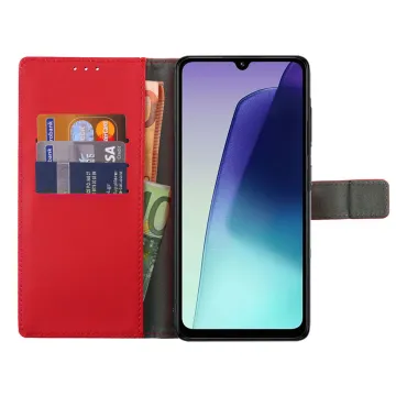 VOLTE-TEL ALLURE ΘΗΚΗ XIAOMI REDMI 14C/ REDMI A4/ POCO C75 6.88in MAGNET BOOK STAND CLIP RED