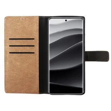 VOLTE-TEL ALLURE ΘΗΚΗ XIAOMI REDMI NOTE 14 PRO PLUS 5G 6.67in MAGNET BOOK STAND CLIP GOLD