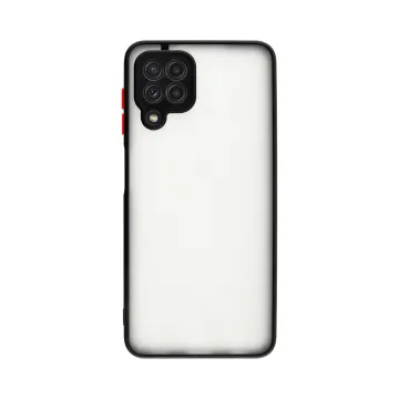 LIME HARDSHELL FUSION ΘΗΚΗ SAMSUNG A12 A125/A12 NACHO A127 6.5in FULL CAMERA PROTECTION BLACK WITH RED KEYS