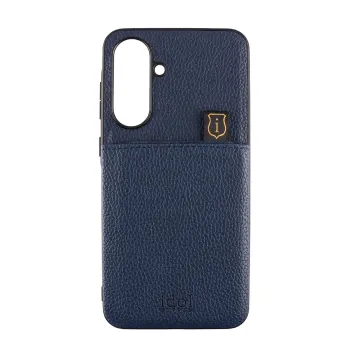 IDOL 1991 ANTI-RFID LEATHER SMART WALLET ΘΗΚΗ SAMSUNG A36 5G A366 6.7in CAMERA GUARD BLUE