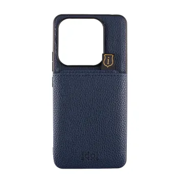IDOL 1991 ANTI-RFID LEATHER SMART WALLET ΘΗΚΗ XIAOMI REDMI NOTE 14 5G 6.67in CAMERA GUARD BLUE