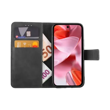 LIME ESSENTIAL ΘΗΚΗ GOOGLE PIXEL 9A 5G 6.3in MAGNET BOOK STAND CLIP GREY