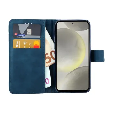 LIME ESSENTIAL ΘΗΚΗ SAMSUNG S25 PLUS 5G S936 6.7in MAGNET BOOK STAND CLIP DARK BLUE