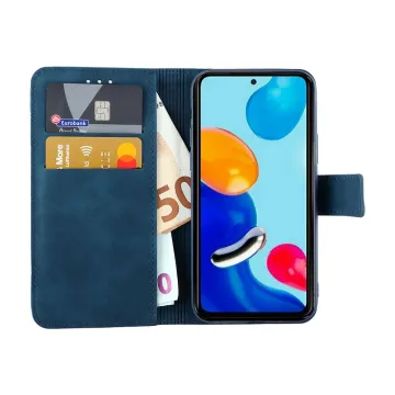 LIME ESSENTIAL ΘΗΚΗ XIAOMI REDMI NOTE 11/REDMI NOTE 11S 6.43in MAGNET BOOK STAND CLIP DARK BLUE