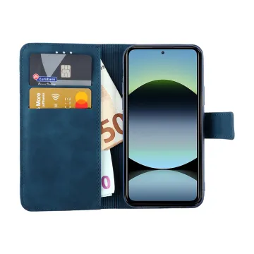 LIME ESSENTIAL ΘΗΚΗ XIAOMI REDMI NOTE 14 5G 6.67in MAGNET BOOK STAND CLIP DARK BLUE