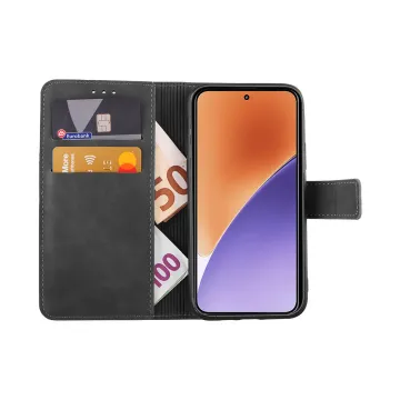 LIME ESSENTIAL ΘΗΚΗ XIAOMI 15 5G 6.36in MAGNET BOOK STAND CLIP GREY
