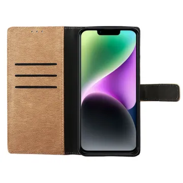 VOLTE-TEL ALLURE ΘΗΚΗ IPHONE 16E/ IPHONE 17E 6.1in MAGNET BOOK STAND CLIP GOLD